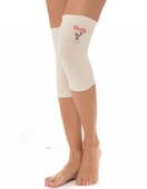 Hasyün Kadın %100 Yün Süper İnce Dizlik (Çift) 704K - 1 Adet  L Ekru thumbnail 1