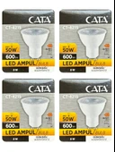 (4 Adet) Cata 8W (50W) 3000K (Sarı Işık) GU10 Duylu Led Spot Ampul thumbnail 1