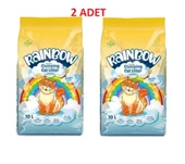 Rainbow Parfümlü Topaklanan Bentonit Kedi Kumu 10 Lt x 2 Adet - 1
