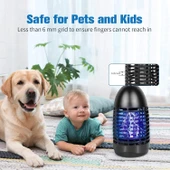 Fyc Elektrikli Böcek Öldürücü, Böcek Tuzağı Sinek Lambası, Uv Işıklı, Sivrisinek Lambası, Temizlik Fırçası, Sivrisinek K thumbnail 4