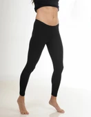 Hasyün Kadın Siyah Likralı Yün Tayt İçlik 4012S  - 1 Adet  XL Siyah thumbnail 1