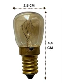 (5 Adet) Ledvance 25W Sarı Işık E14 Duylu (İnce Duy) Fırın Ampulü thumbnail 2