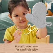 Fisher-Price Ahşap Mutfak Seti Okul öncesi çağdaki çocuklar için 19 parçalı Fisher-Price Ahşap Mutfak Seti HXT83 - 4