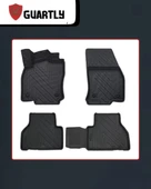 Guartly Volkswagen Caddy 2020 ve Sonrası Uyumlu Araca Premium Özel 4d Havuzlu Oto Paspas Takımı - 2