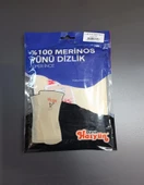 Hasyün Kadın %100 Yün Süper İnce Dizlik (Çift) 704K - 1 Adet  L Ekru thumbnail 3