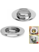 1 Adet Pratik Paslanmaz Çelik Lavabo Süzgeci 11,5 cm Çelik Mutfak Lavabo Süzgeci Evye Süzgeç - 7