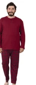 Grande Premium Penye İnterlok Kumaş Kışlık Büyük Beden Erkek Pijama Takımı 3XL/6XL thumbnail 3