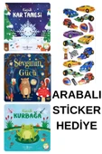 ARABALI STİCKER HEDİYELİ - OKUL ÖNCESİ RESİMLİ KİTAPLAR MASAL - KAR TANESİ - SEVGİNİN GÜCÜ - KURBAĞA thumbnail 1