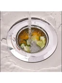 1 Adet Pratik Paslanmaz Çelik Lavabo Süzgeci 7,5 cm Çelik Mutfak Lavabo Süzgeci Evye Süzgeç - 2