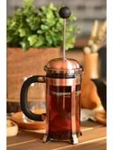 Metal French Press Bakır Renk 350 ML Bitki Çay Demleme Kupası 350 ML 9129 - 4