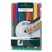 Faber Castell Permanent Asetat Kalemi (M) 8’li Takım - 1