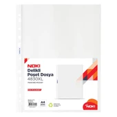 Noki Poşet Dosya HD 100 LÜ A4 Buzlu Şeffaf 4830HD thumbnail 1