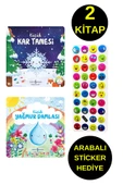 EMOJİLİ  STİCKER HEDİYE  - OKUL ÖNCESİ RESİMLİ KİTAPLAR  - KÜÇÜK KAR TANESİ - KÜÇÜK YAĞMUR DAMLASI thumbnail 1