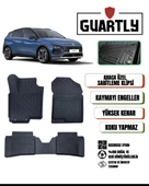 Guartly Hyundai Bayon 2021 ve Sonrası Uyumlu Araca Özel Premium 4d Havuzlu Oto Paspas Takımı - 1