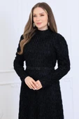 Lina Tesettür Abiye Elbise Siyah thumbnail 2
