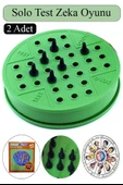 Solo Test Zeka Oyunu 2 Adet Plastik Solotest Beyin Jimnastiği Oyuncak Karne Sınıf Çocuk Hediyesi Dededen Toruna Nostalji thumbnail 1