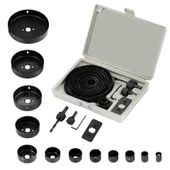 16 Parça Panç Seti Ağaç Kesme Testere Matkap Ucu Takımı Alçıpan Tavan Kesme thumbnail 1