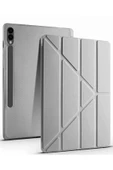 Litae Trend BFS Samsung Galaxy X610 Tab S9 FE Plus 12.4 Kılıf Kalemlikli Mars Tablet Kılıfı - Koyu Gri thumbnail 1