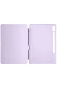 Litae Trend BFS Samsung Galaxy X610 Tab S9 FE Plus 12.4 Kılıf Kalemlikli Mars Tablet Kılıfı - Açık Mor thumbnail 3