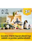 ® Creator 3’ü 1 Arada Vahşi Hayvanlar: Panda Ailesi 31165 - 8+ Yaratıcı Oyuncak Yapım Seti (626P) - 5