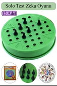 Solo Test Zeka Oyunu 15 Adet Plastik Solotest Beyin Jimnastiği Oyuncak Karne Sınıf Çocuk Hediyesi Dededen Toruna - 1