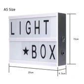 A5 Led Işıklı Yazı Panosu Lightbox thumbnail 3