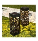 Dekoratif Solar Güneş Enerjili Bahçe Aydınlatması Yürüyüş Yolu Seti ( 6 Adet ) thumbnail 1