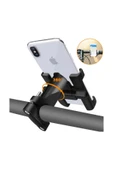 Alüminyum Gövdeli Metal Gidon Bağlantılı Motosiklet Telefon Tutucu 7 İnç Xl thumbnail 2