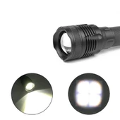 Alüminyum Şarjlı Zoom'lu El Feneri F6055 thumbnail 5