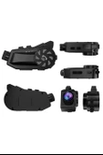 Bt68 Motosiklet Kask Bluetooth Kulaklık 1080p Kamera Ses Kontrolü Video Kayıt Özellikli İntercom thumbnail 4