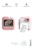Dijital Video Kayıt Fotoğraf Çocuk Kamerası Anlık Termal Resim Kağıt Baskılı thumbnail 1