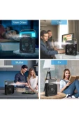 Taşınabilir Işıklı 5 Spreyli Vantilatör Buzlu Buharlı Vantilatör Mini Fan Nemlendirici - 4
