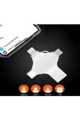 Otg 4in1 Cep Telefonu Çok Fonksiyonlu Usb Flash Bellek 64 Gb Type-c, Micro Sd Ve Kart Okuyucu thumbnail 5