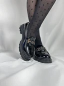 KB-ZN102 Kömür Rugan Günlük Kadın Babet - 3