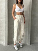 Jogger lastik paça pantolon - 1