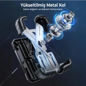 360° Derece Ayarlanabilen Gidon Bağlantılı Bisiklet Motosiklet İçin Abs 4-7.8″ İnç Telefon Tutucu thumbnail 4