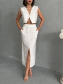 Çilek takım etek yelek - 1