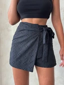 Brodeli şort etek s255075 - 1