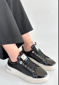 Hley Siyah Rugan Paraşüt Detaylı Bağcıklı Spor Ayakkabı thumbnail 1