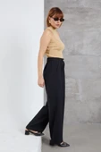 Kadın Beli Lastikli Pzzo Pantolon - 4