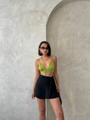 Kuş gözü şort etek s25819 - 2