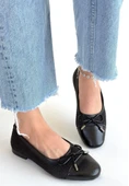Etya Siyah Cilt Babet Ayakkabı - 2