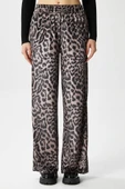 Leopar desen pantolon - 4