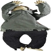 Sesli Işıklı ve Sensörlü Yerde Emekleyen Hareketli Bebek Hayalet Zombi Dekor 30x85 cm - 3