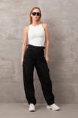 Kadın Bol Paça Kot Pantolon - 6