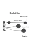 Jack Girişli 3.5mm İntercom Kulaklığı Bt31,bt22,bt35 Uyumlu Motorsiklet Kask Yedek Mikrofon thumbnail 4