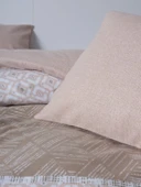 Flanel Nev Takımı Çift Kişilik Arrow Krem thumbnail 2