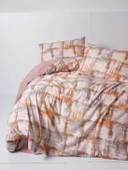 Flanel Nev Takımı Çift Kişilik Farida Kahve - 1