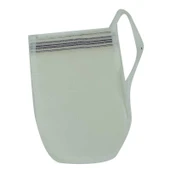 İpek Sırt ve Vücut Kesesi Beyaz 17x25 - 1