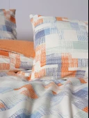 Flanel Nev Takımı Çift Kişilik Rina Kiremit thumbnail 2